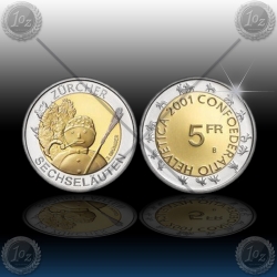 ŠVICA 5 Frankov 2001 "Zurich" ŠVICA 5 Frankov 2001 "Zurich"